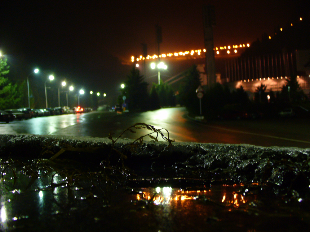 Вечерний город Алматы