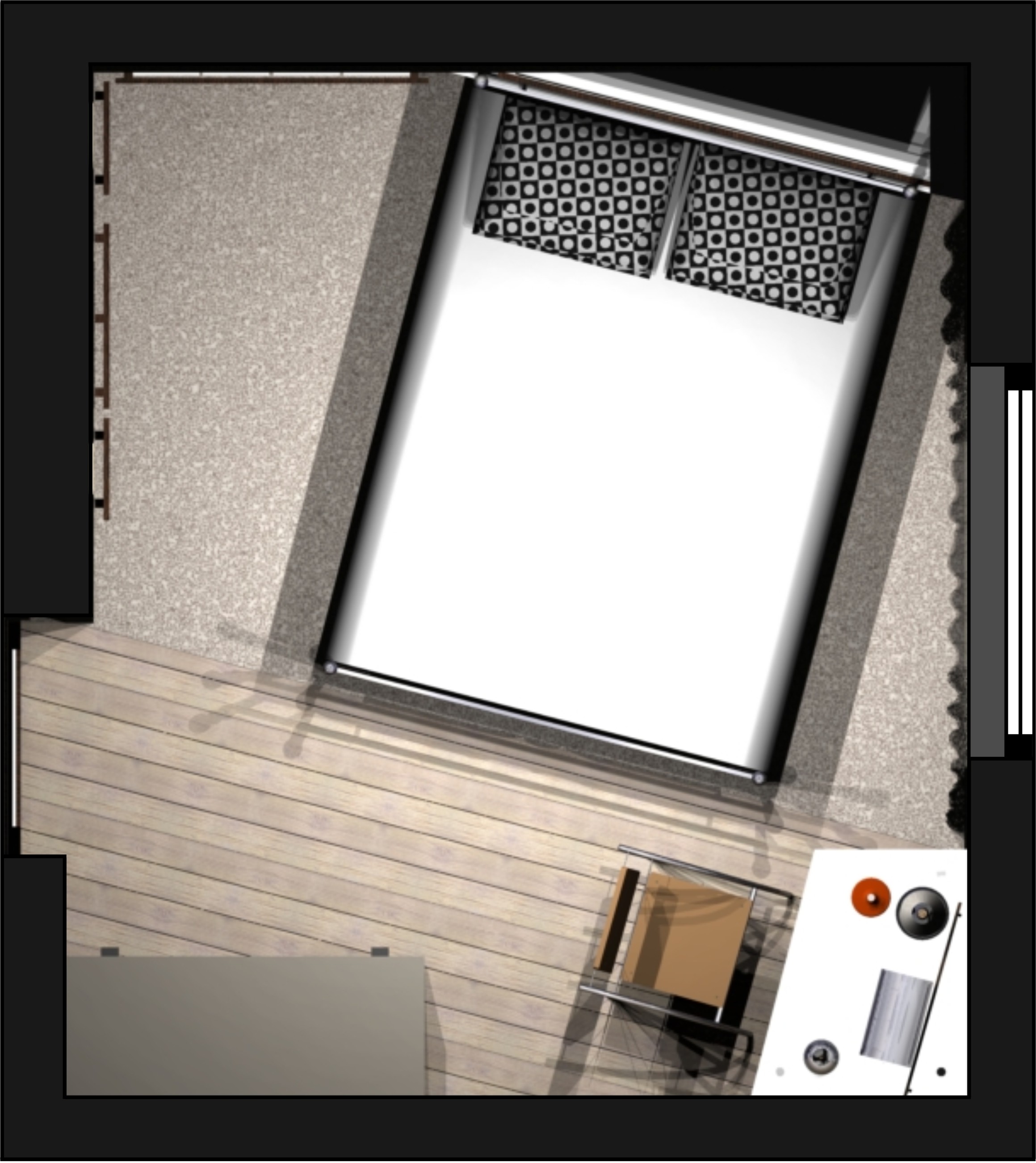 План спальни