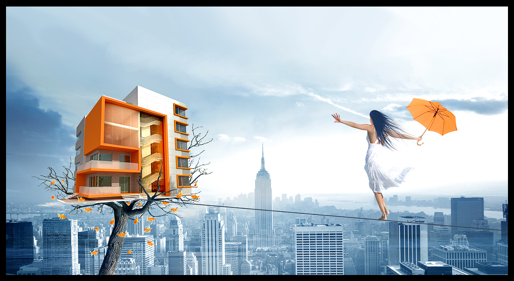 Иллюстрация для презентации архитектурной компании