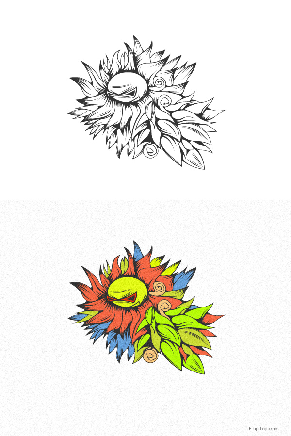 Кислотный колобок