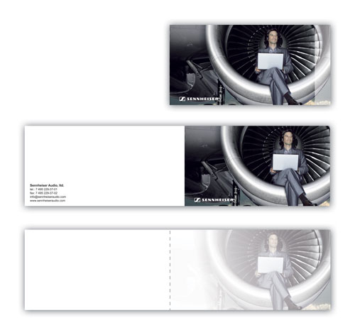 Открытка для компании "Sennheiser"