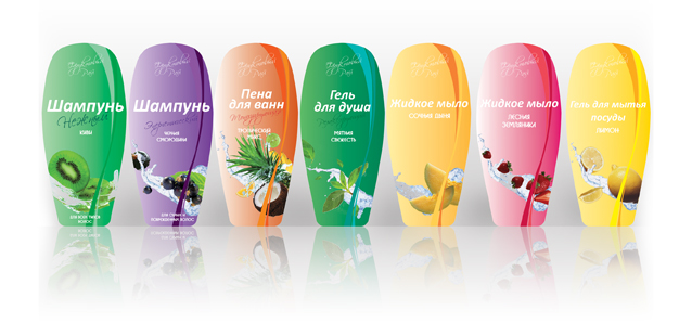 Линейка этикеток "Фруктовый рай"