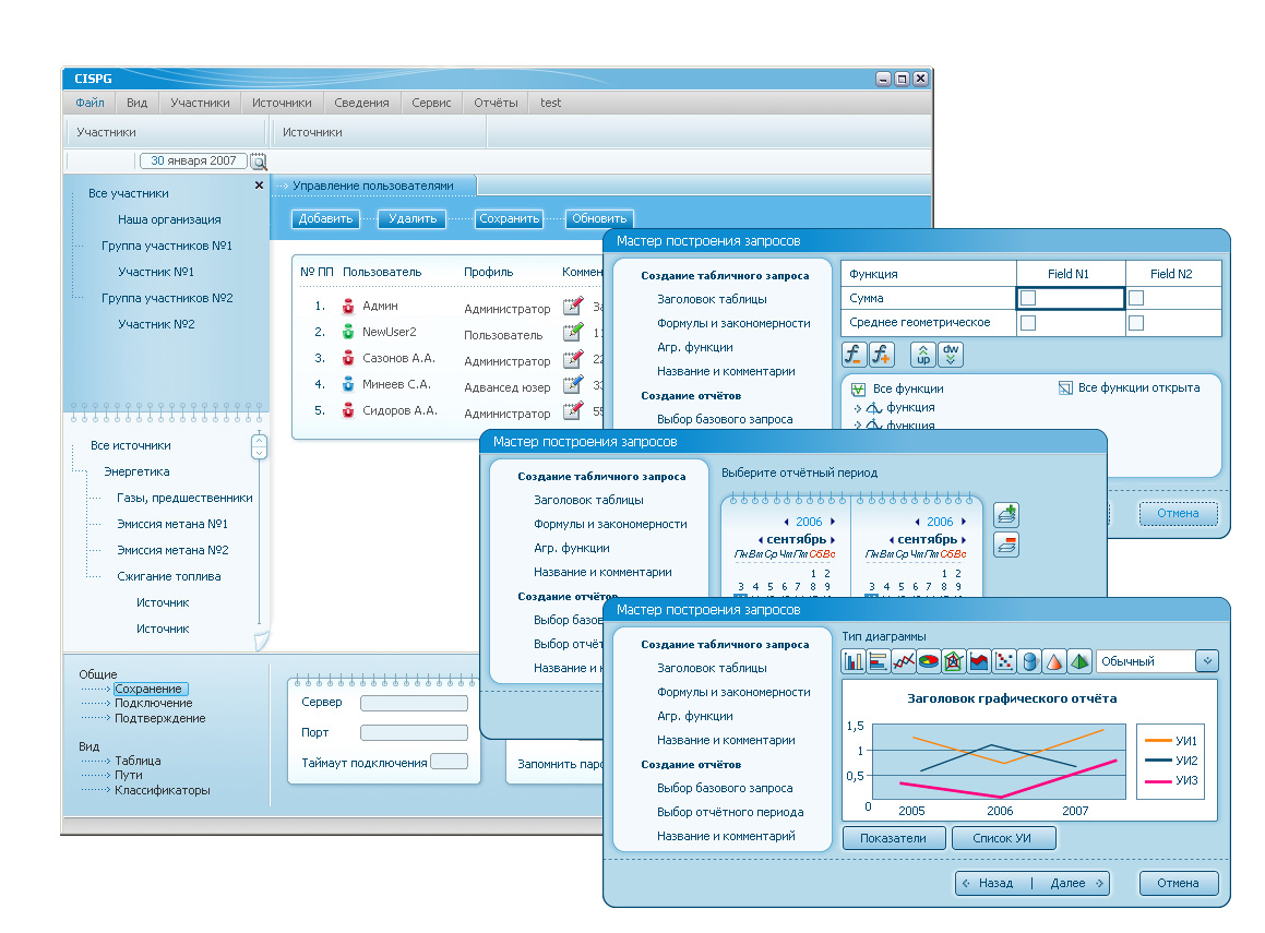 Интерфейс ИСИМПГ
