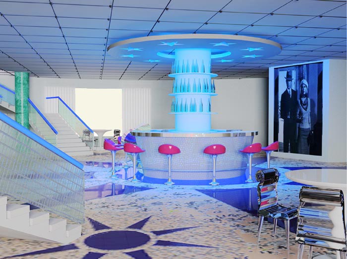 проект холла в кинотеатре "Звёздный"