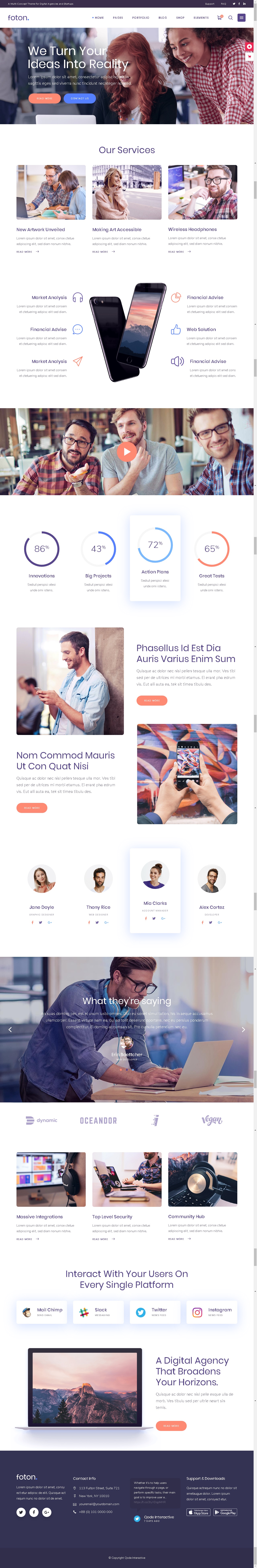 Лендинги различной тематики под заказ