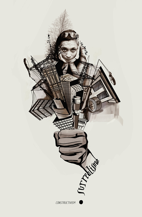 poster "surrelisme-constructivism"