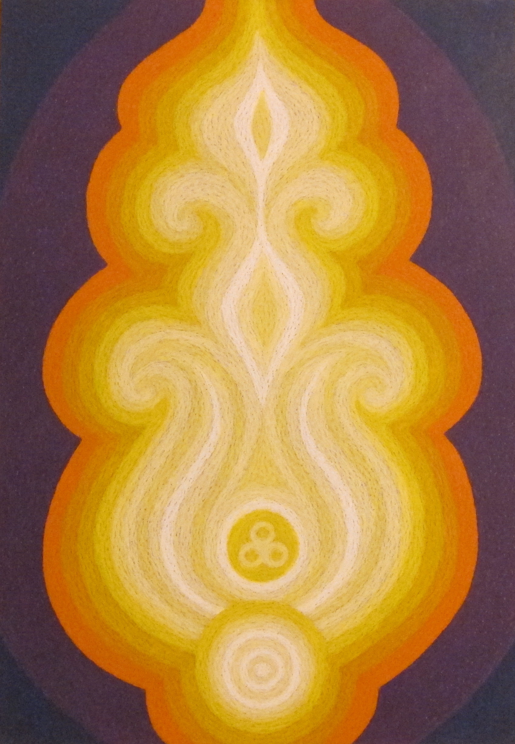 Великий Триглав. Тайна божественного триединства.   (духовная картина)