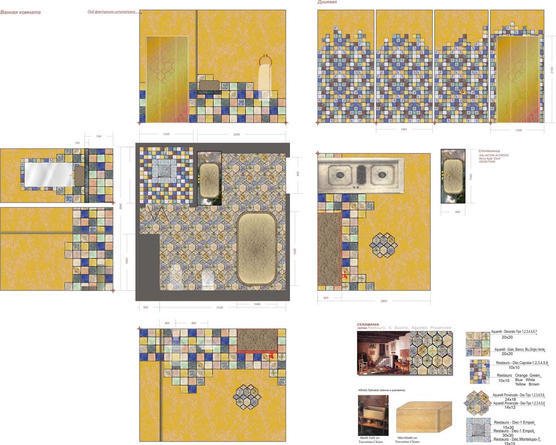 Дизайн-проект ванной комнаты