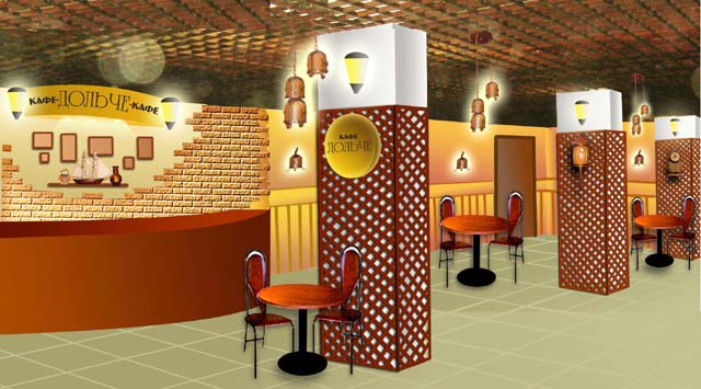 Интерьер кафе