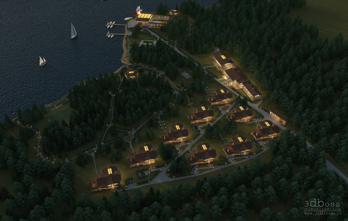 Визуализация поселка