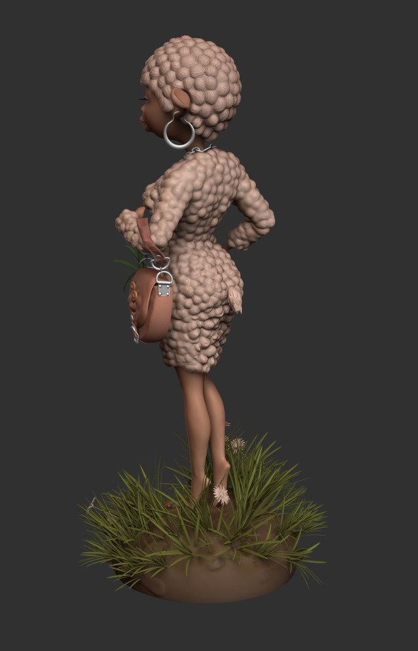 персонаж "овца". моделирование_7