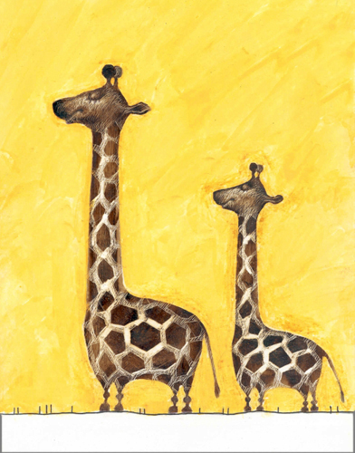 футбольные жирафы