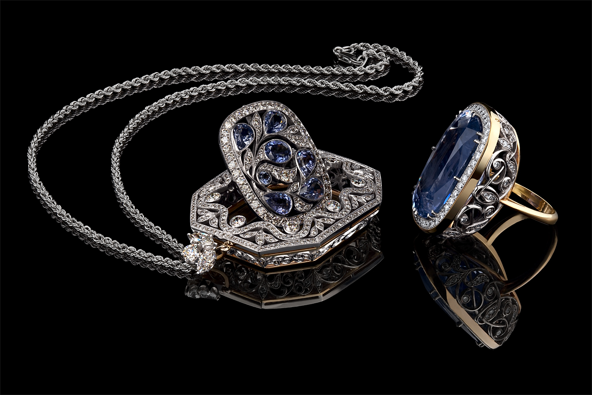 Ювелирка Jewellery Diamonds Sapphires Сапфиры Бриллианты