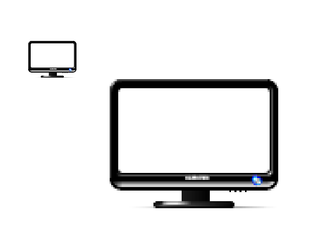 Монитор Samsung 226bw в маленьком виде