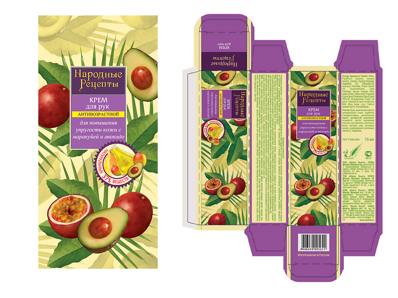 Крем серии "Народные рецепты"