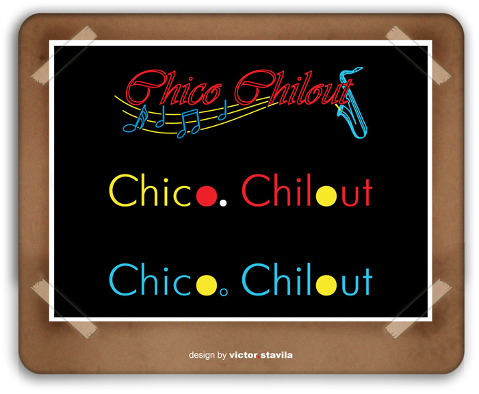 макет неона "Chico Chilout"