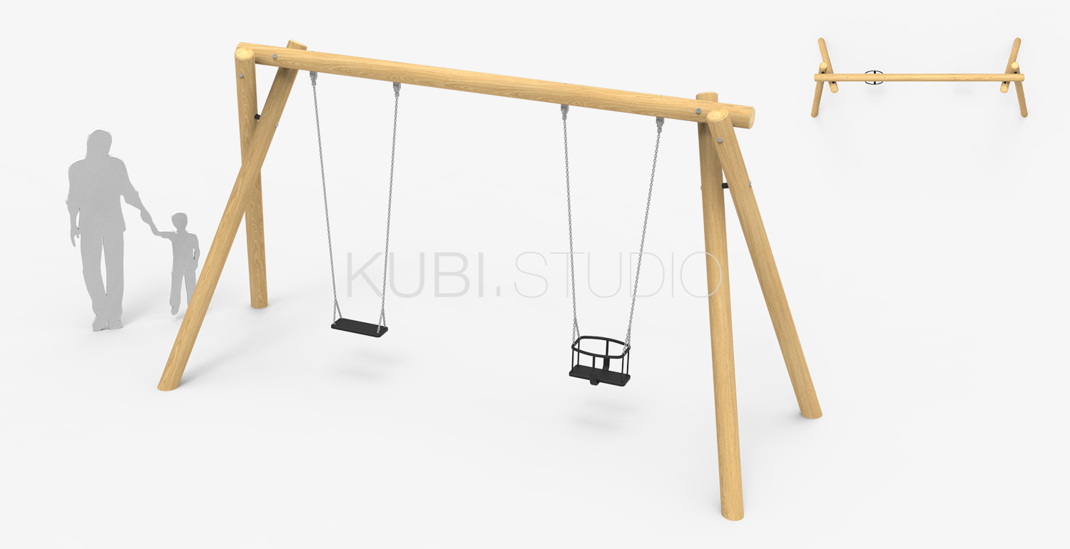 Классическая двойная качель