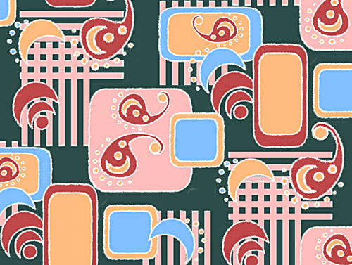 эскиз мебельной ткани