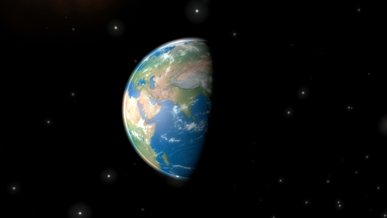 Земля день-ночь