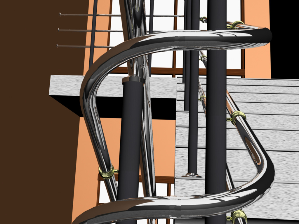 лестничное ограждение