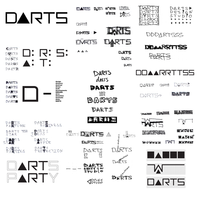 разработка логотипа "DARTS"