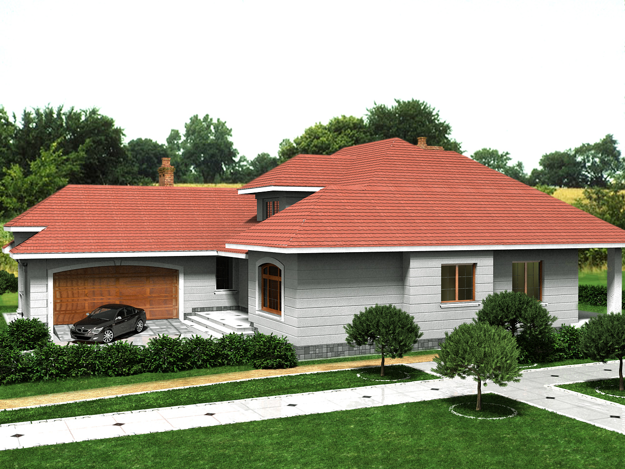 коттедж 1 (коттеджный городок под Киевом)