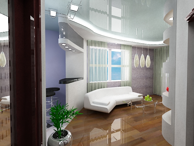 дизайн-проект квартиры для холостяка в Киеве