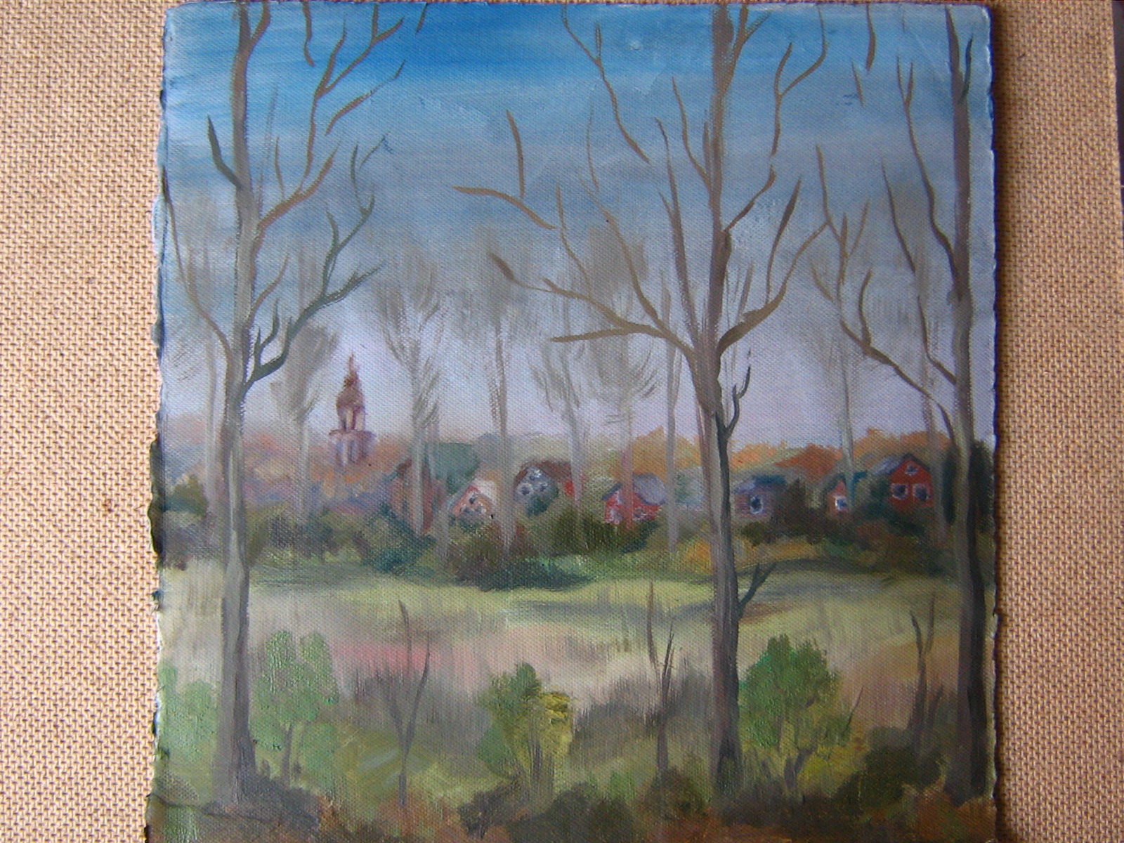 пейзаж "вид с дачи"