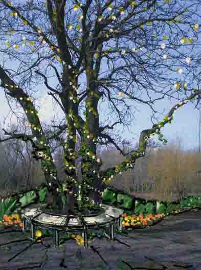 концептуальное решение рощи