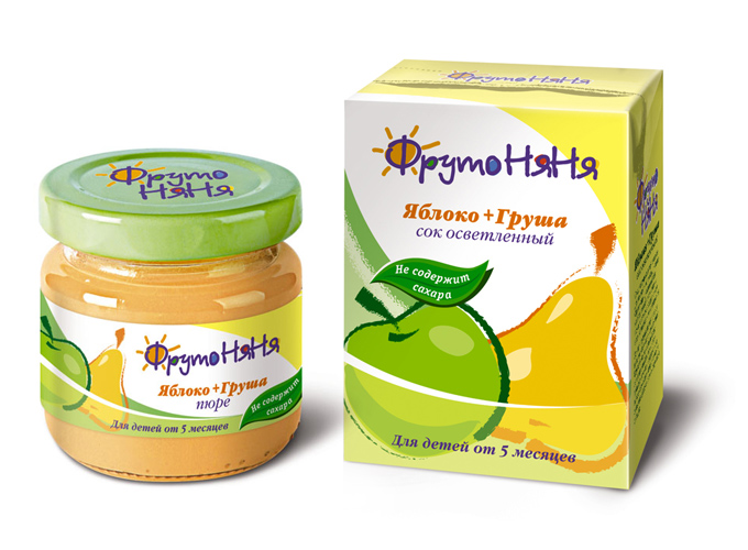 «Фрутоняня», сок и пюре