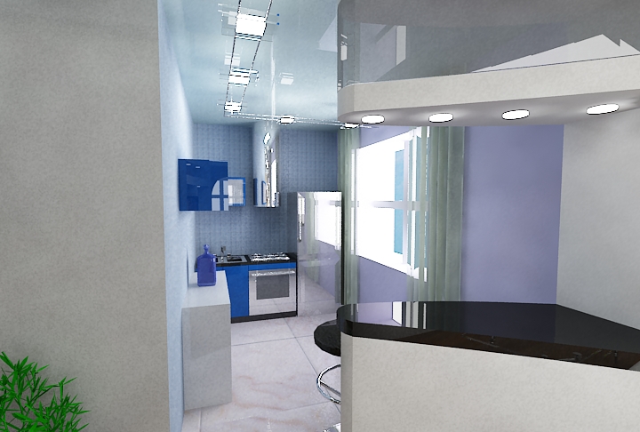 дизайн-проект квартиры для холостяка в Киеве