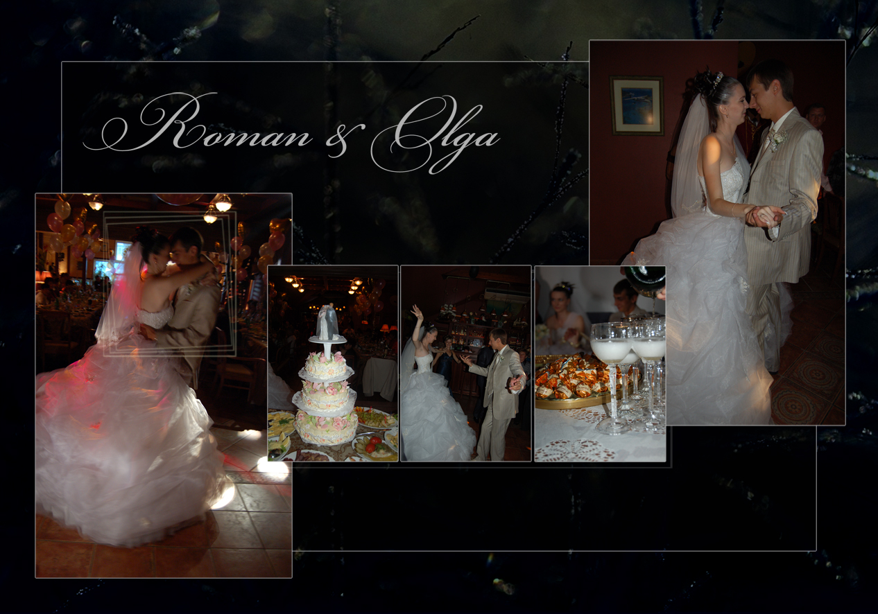 коллаж свадебный