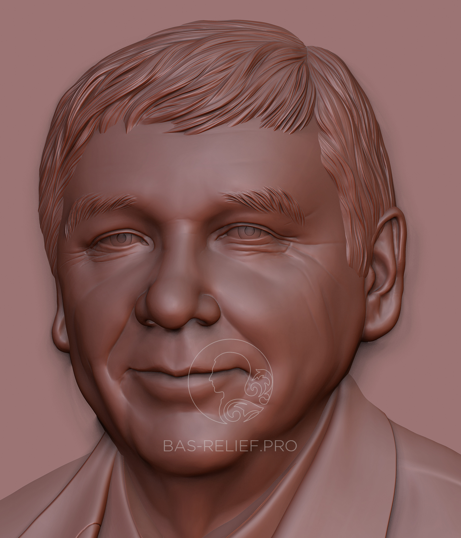 Моделирование барельефа для мемориальной доски