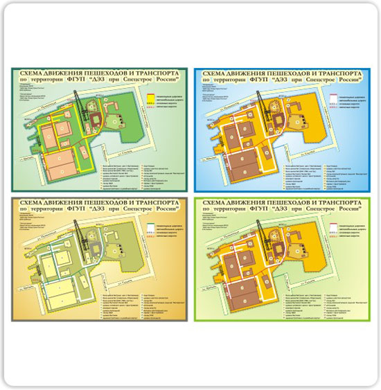 Схема проезда по территории