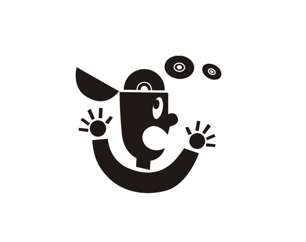 Значок для магазина дисков "Музыка, от которой срывает крышу&quot