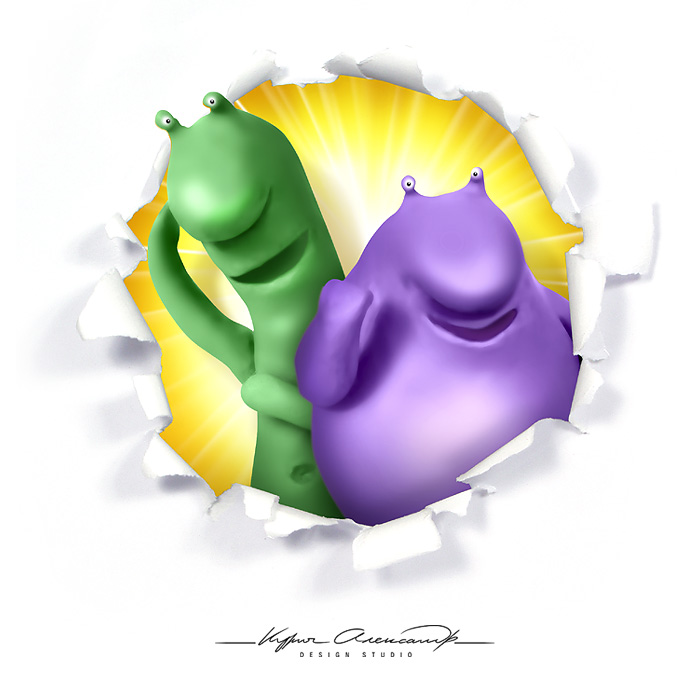 РА "Тип-Топ" фирменные персонажи "Тип и Топ"