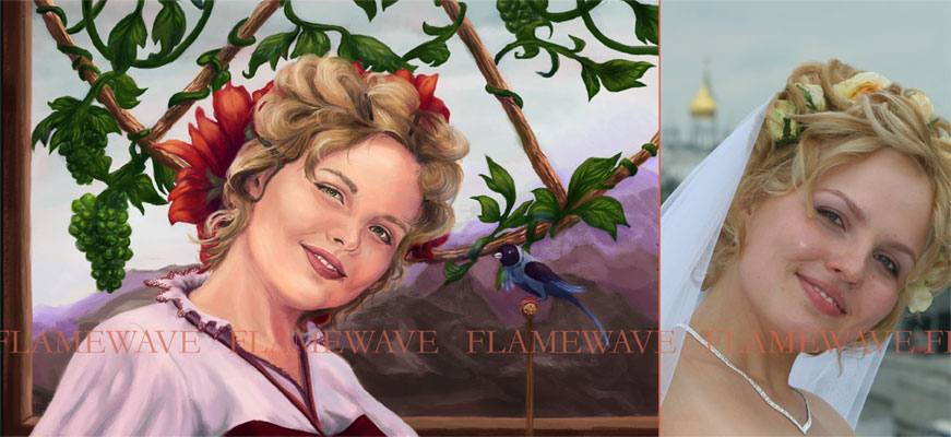 Отрисовка по фотографии - фентази