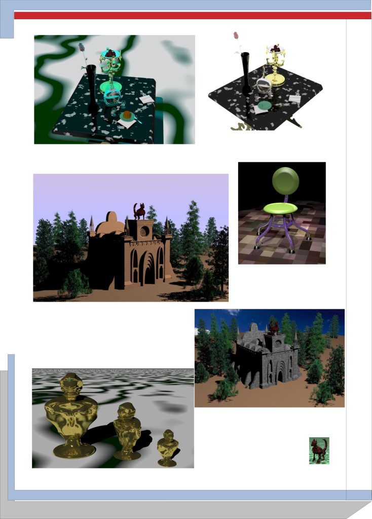 Архитектурные формы, декоративная скульптура, натюрморт