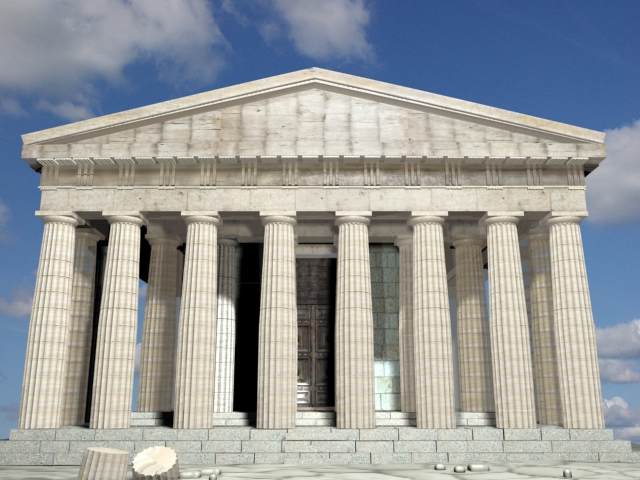 Парфенон. Реконструкция.