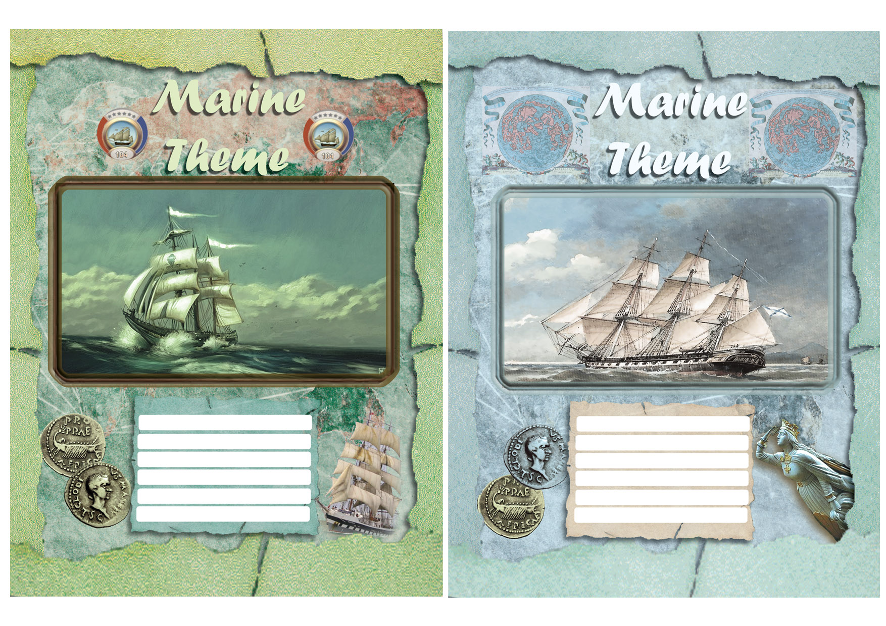 дизайн обложки школьной тетради