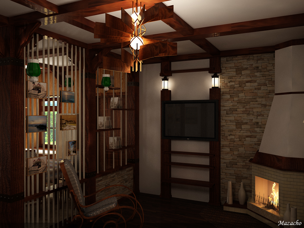 дом в стиле кантри