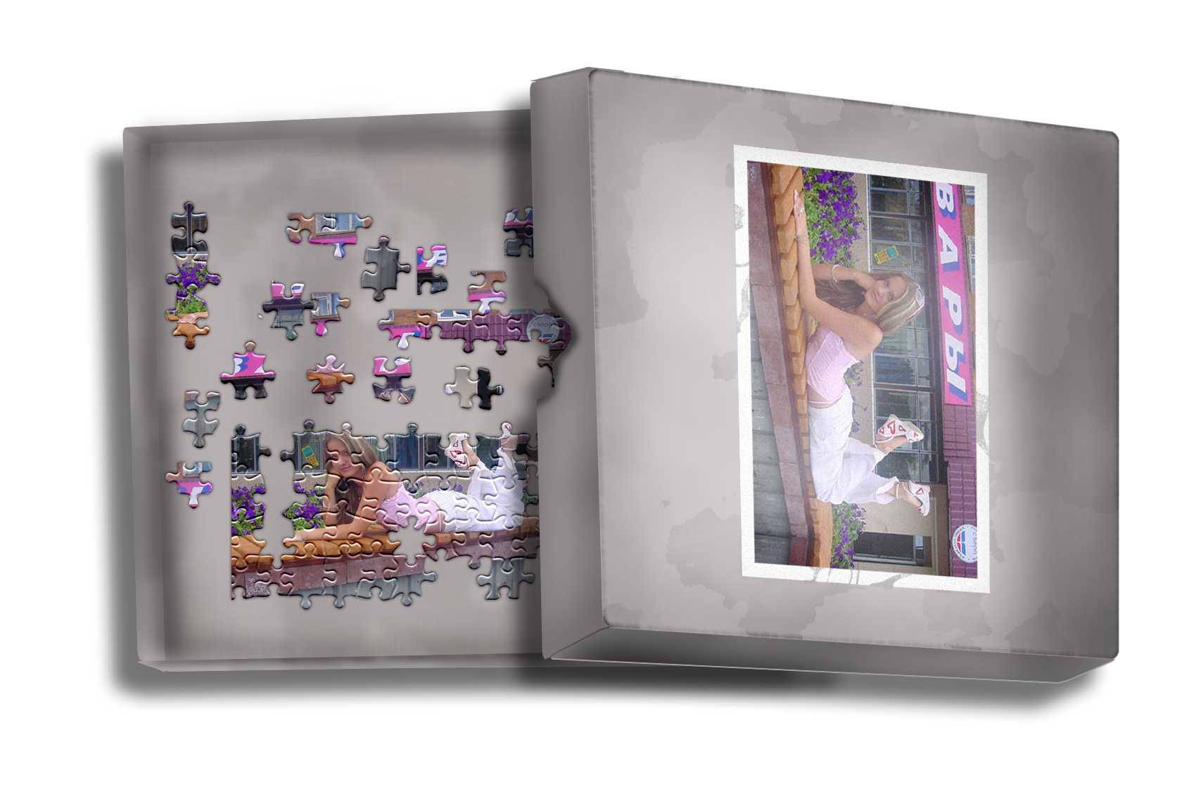 Коробка с пазлом