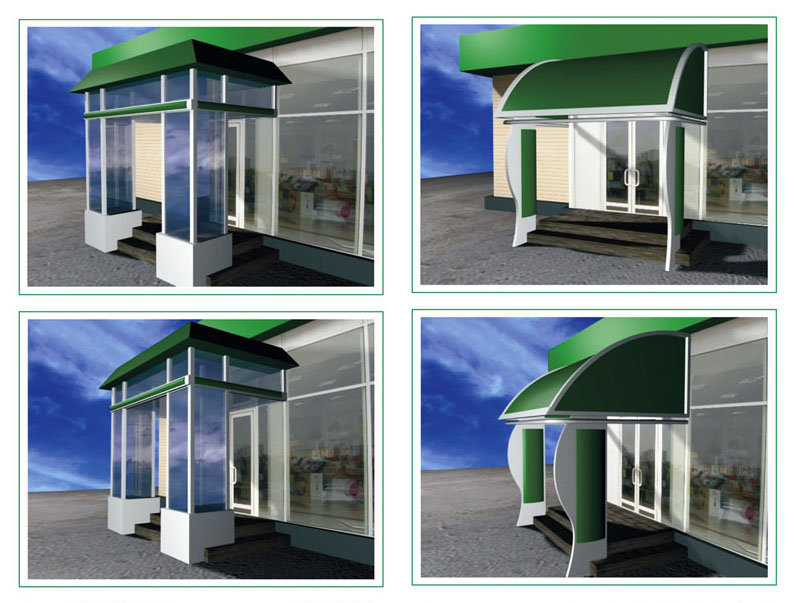 Входная группа для "Парфюмцентр"