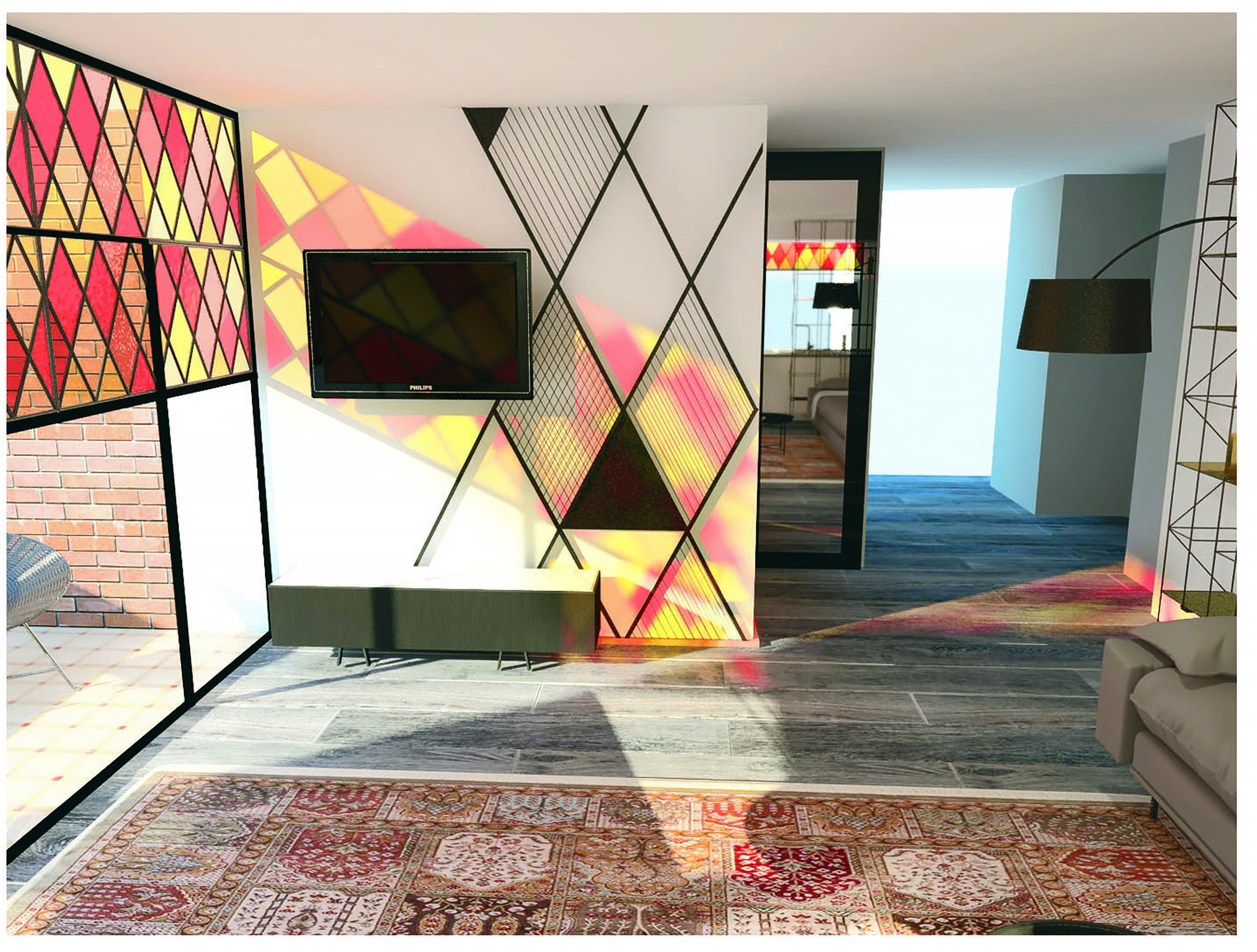 Дизайн-проект трехкомнатной квартиры