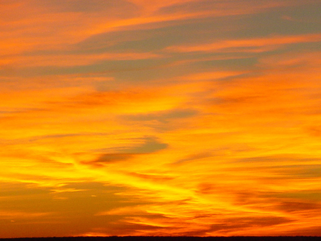 Красный закат