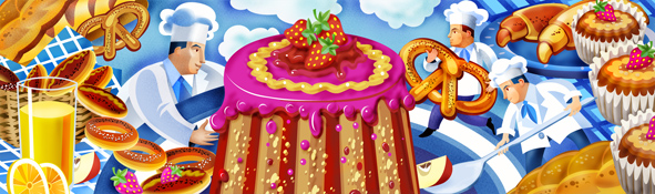 Панно "Выпечка"