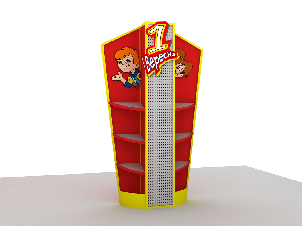 Фирменная стойка для товара