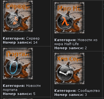 Иконки к категориям новостей