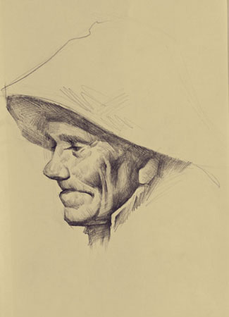 Рисунок.  Бумага, карандаш.