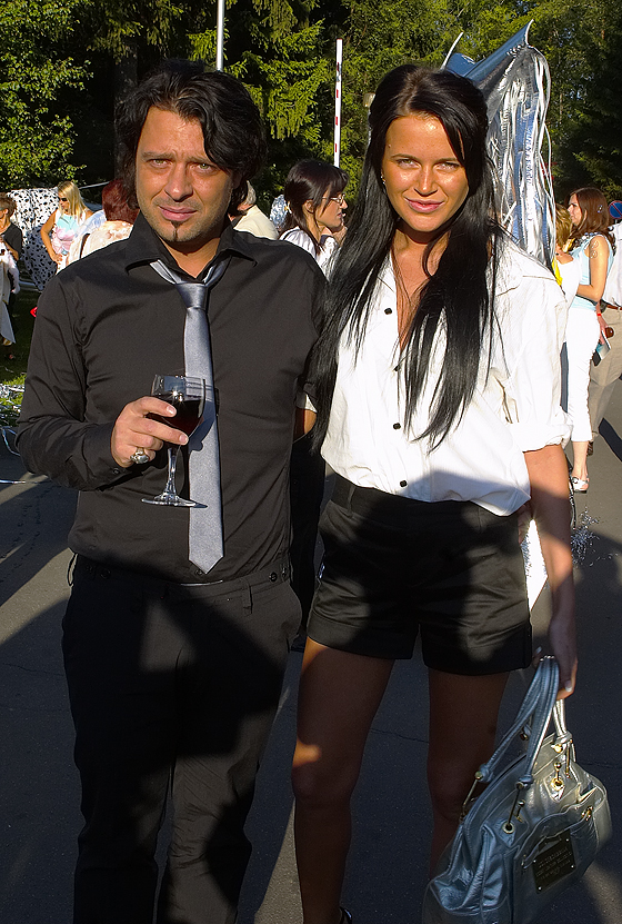 Владимир Тишко со спутницей